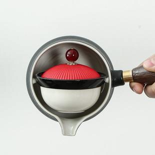 家用茶壶 晟窑旅行茶具懒人泡茶神器快客杯逍遥泡便携功夫茶具套装