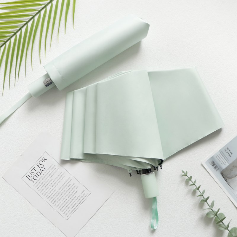 晴雨伞折叠两用纯色加大号加固结实全自动遮阳防晒防X紫外线太阳