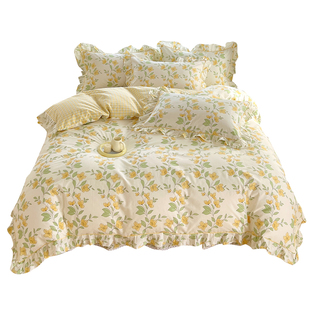 夏季 纯棉被d套单件200x230双人全棉被罩150x200单人宿舍被单三件