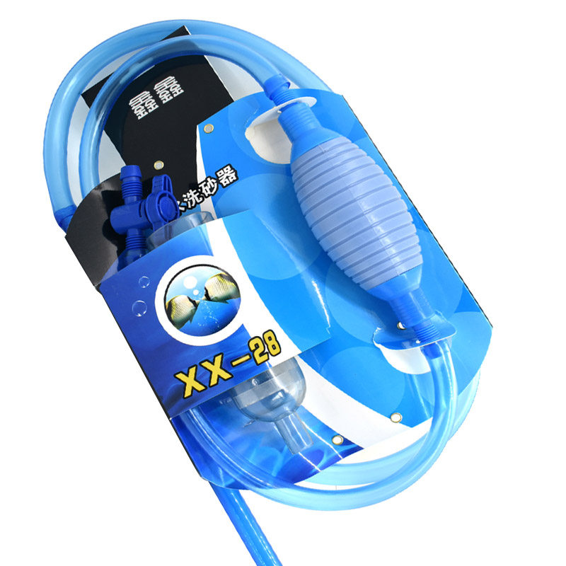 水族伴侣半自动洗沙器虹吸管小鱼缸换水器抽水器吸便器清洁工具