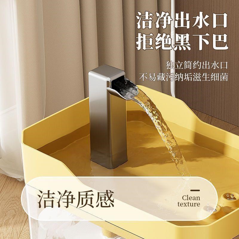 家用饮水机自动循环猫水碗大容量宠物狗狗喝水器饮水器喂水器猫碗