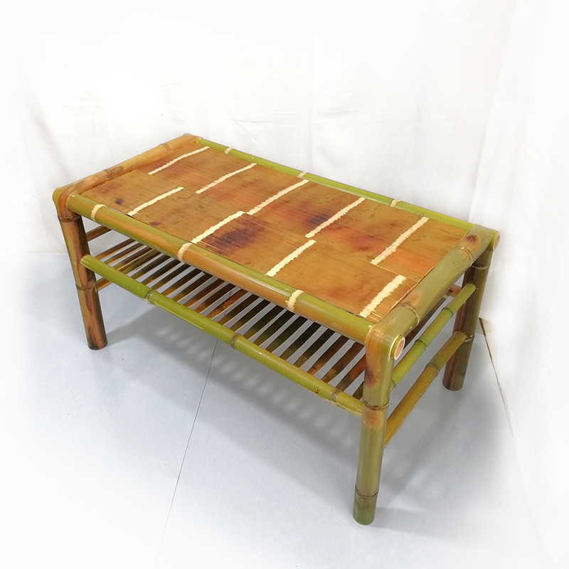 竹桌子竹子餐桌中式复古传统茶桌方桌庭院餐厅民宿编织竹制品家具