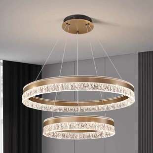 2025年新款 公寓现代简约餐厅灯大气铝材主卧小吊灯 轻奢客厅灯时尚