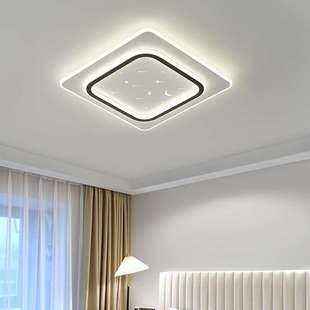 客厅灯现代简约大气吸顶灯家用卧室灯创意网红流星雨中山灯具