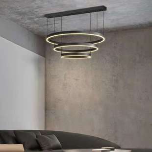 2021年新款 圆形餐厅卧室北欧灯具 后现代简约客厅吊灯轻奢创意个性