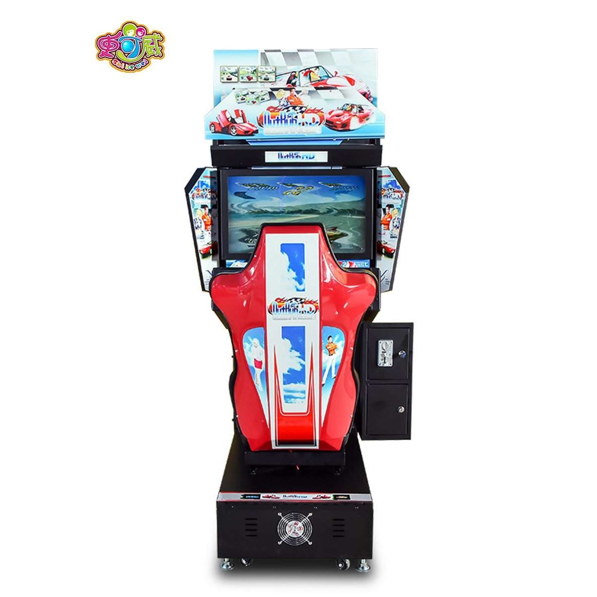 电玩城赛车机高清环游赛车游戏机大型模拟儿童成人娱乐设备厂家