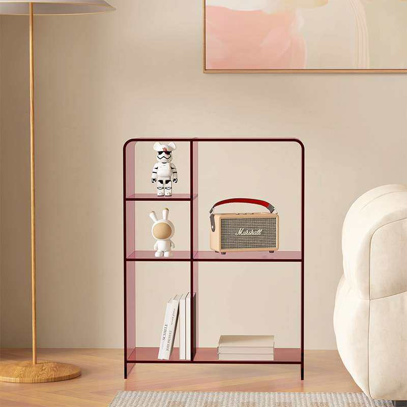 置物架简约收纳展示架轻奢亚克力陈列架客厅落地多层小书架书房,住宅家具,家用陈列柜,淘宝优惠券,粉丝福利购,淘宝优惠卷