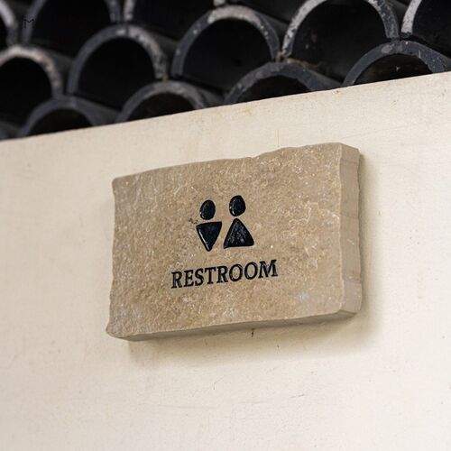 高档户外防水洗手间门牌公共卫m生间指示指引牌厕所wc男女logo牌
