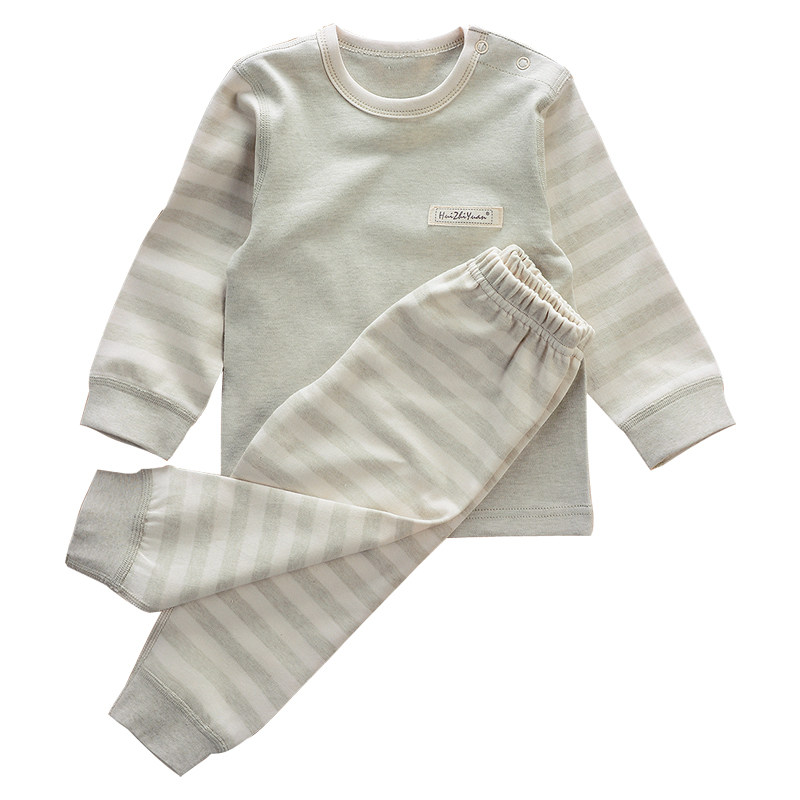 儿童内衣套装纯棉男童女童秋衣秋裤睡衣春秋装中大童X宝宝彩棉衣