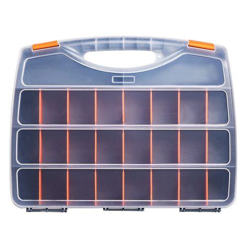 零件盒分类收纳盒塑料格子v整理盒可拆卸分格配件小工具箱元件盒