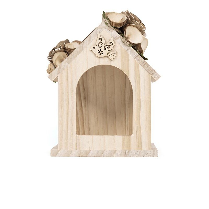 达洋直营鹦鹉玩具解闷自嗨啃咬站架木H屋镜子鸟笼装饰虎皮牡丹玄