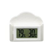 宠物笼用便携式 温度计温湿计实时监测H温度湿度外带笼鹦鹉固定配