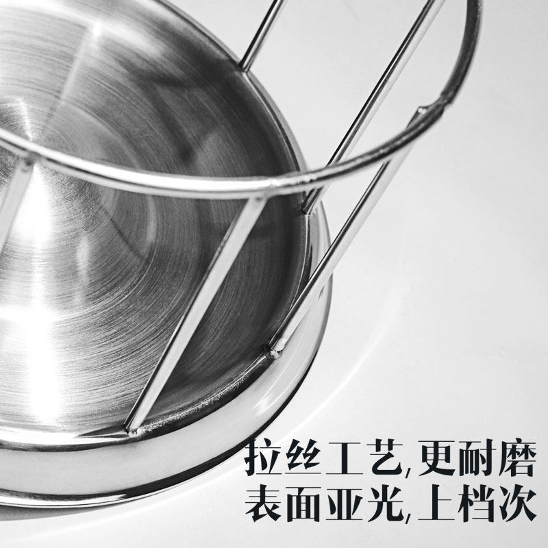 陆龟食盆3d04不锈钢半水龟食盘喂食器水盆水盘易清洗黄缘食台圆盘