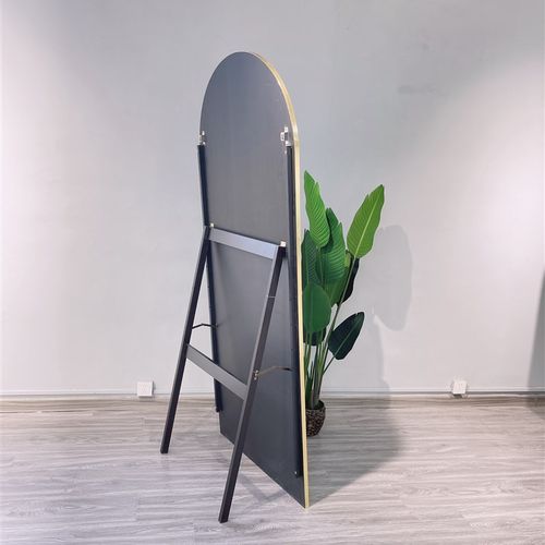 半圆铝合金木森镜子服装店x专用试衣镜显瘦落地镜家用穿衣镜