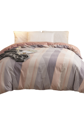 出口欧美100纯棉加厚磨毛被套150x200x2F30x229单人被罩248x228cm