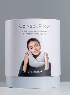 西班牙OSTRICH PILLOW鸵鸟护颈枕记忆棉M便携旅行U型形午睡颈椎枕