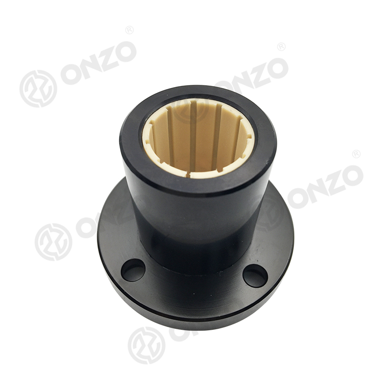 igus易b格斯圆法兰工程塑料直线轴承J-LMF10 12 16 20 25L滑动轴