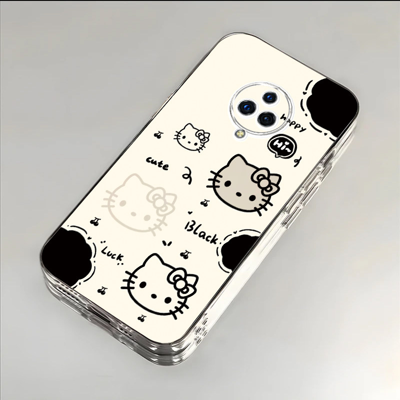 黑白猫咪适用于vivoNex3手机保护套/壳