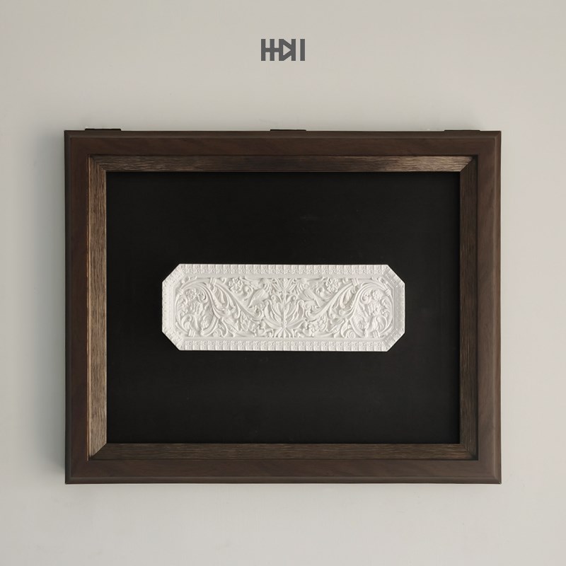 木纹中古风立体浮雕装饰画法式雕塑客厅壁画墙面欧式建筑复古挂画图片