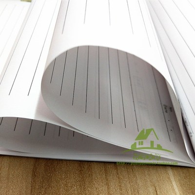 8格大格草算大十格黑色封皮加厚双面大白本大格本演算16K开作业本