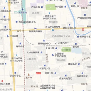 2022新款太原市城区地图办公室挂图高清防水墙壁装饰实物推荐定制