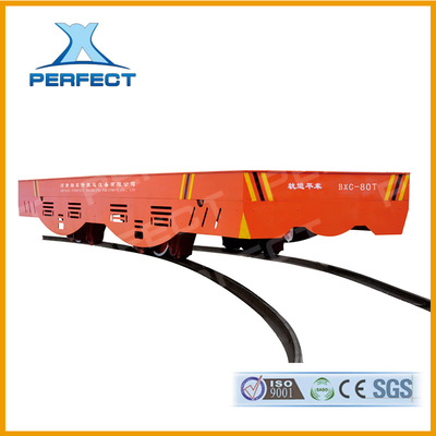 电缆卷筒运输车仓库转运平板车导轨转运小车轨道电动平板搬运车