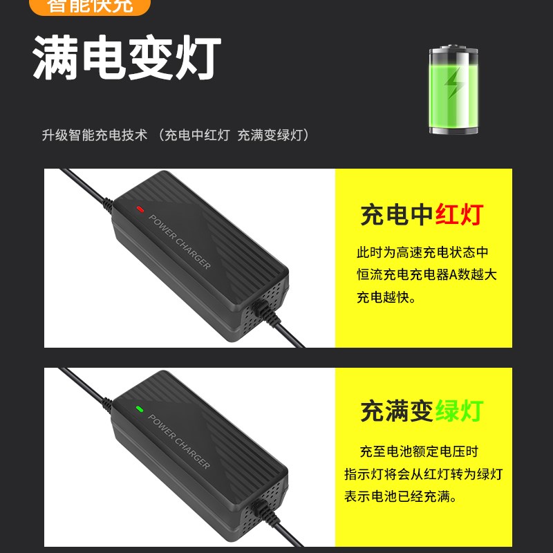 84V12V146V168V21V252V294V5A18650锂电池充电器线多输出头