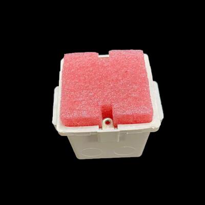 穿筋盒填充泡沫预埋模块剪力墙暗盒接线盒封堵底盒块直销86型线盒