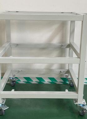 转动防静电工作台可移维修台蓝色手车三层推带轮打包周检验CCC活