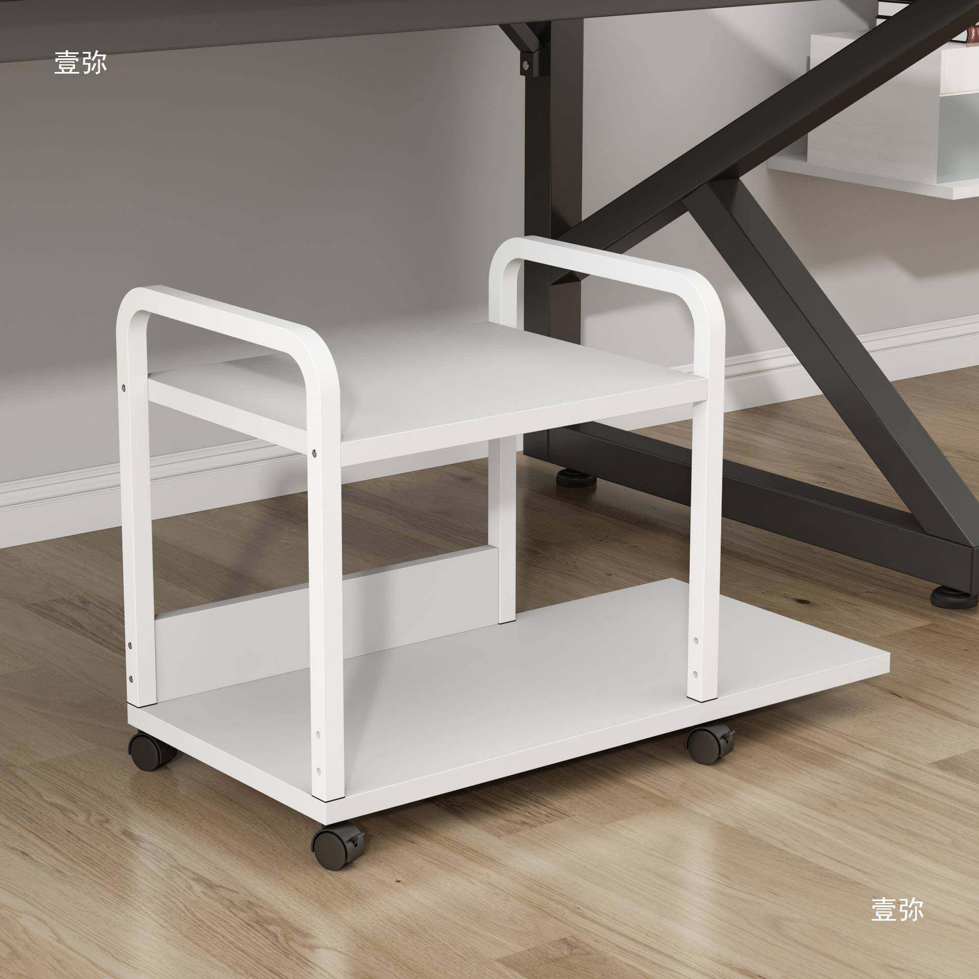 办公室打机置物架电印脑主架机托仪复印机扫描一道弯主支架监控室