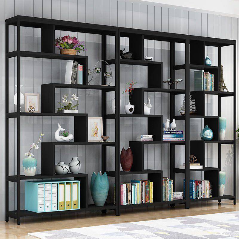 简易书架物架简架约客落地隔断办公室货展示柜储物博古TBM架置铁