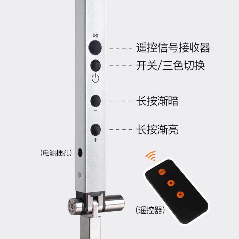 办公夹子台长臂绘图灯灯折叠眼美式le书无品牌/桌d办护公室书房