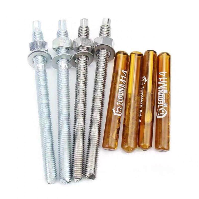 geu建筑化学锚栓国标高强度胀化螺丝加长化学QJD膨螺栓学m8m1m012