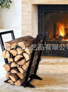 壁炉壁炉储工具架室内室架41648外木柴架重型架木料物木架堆垛机