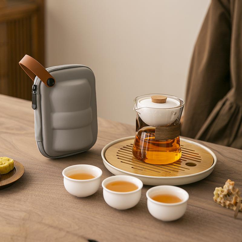 旋转自动懒人泡茶神器家用玻璃泡茶壶茶具小青柑冲茶壶带盖过滤器