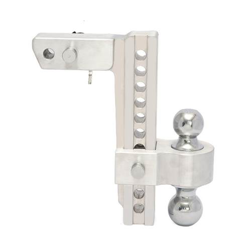 铝合n金可调节拖车臂2inch0iXCPch双球头1汽车-牵引拖挂拖车钩