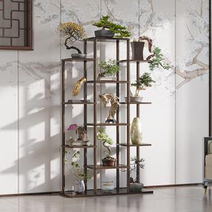 轻奢多多层实木架室内厅绿萝花花架子阳台肉吊客兰落VVV地花盆置