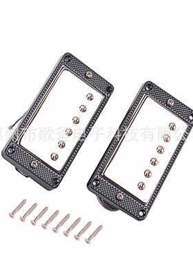 +乐配件黑色合金框子桥琴颈拾音琴器YWC套器装