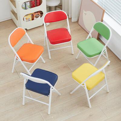 折靠叠椅儿童子家椅用小书JBH-012学生学习柔软背椅桌宝宝凳子餐