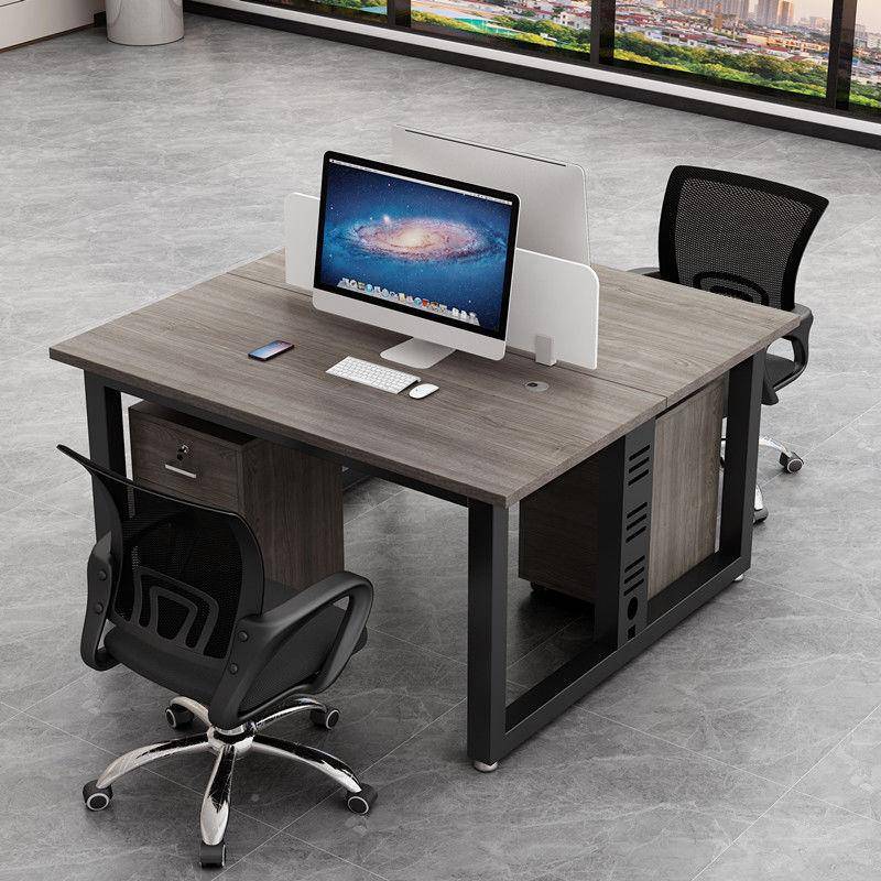 简约员职办公桌员工dyx10209电脑桌办公椅组合桌2/4/6人屏风工作