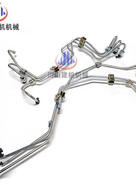 掘机件配PC200-7高压油管康挖斯6D102发动机柴油泵喷油嘴EC明回油