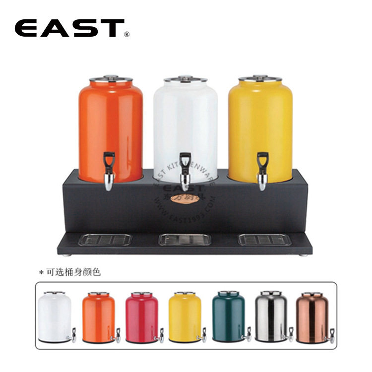 新风三头冷饮桶套装【EAST东方厨具】酒店设备