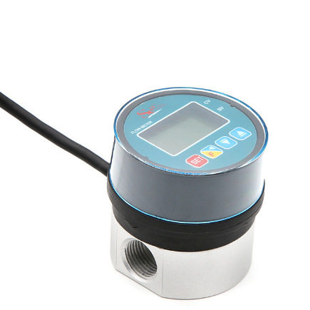 ZJ-LCD-485ZATS-3/4数显表椭圆齿轮流量计液体计量表6分铝合金管