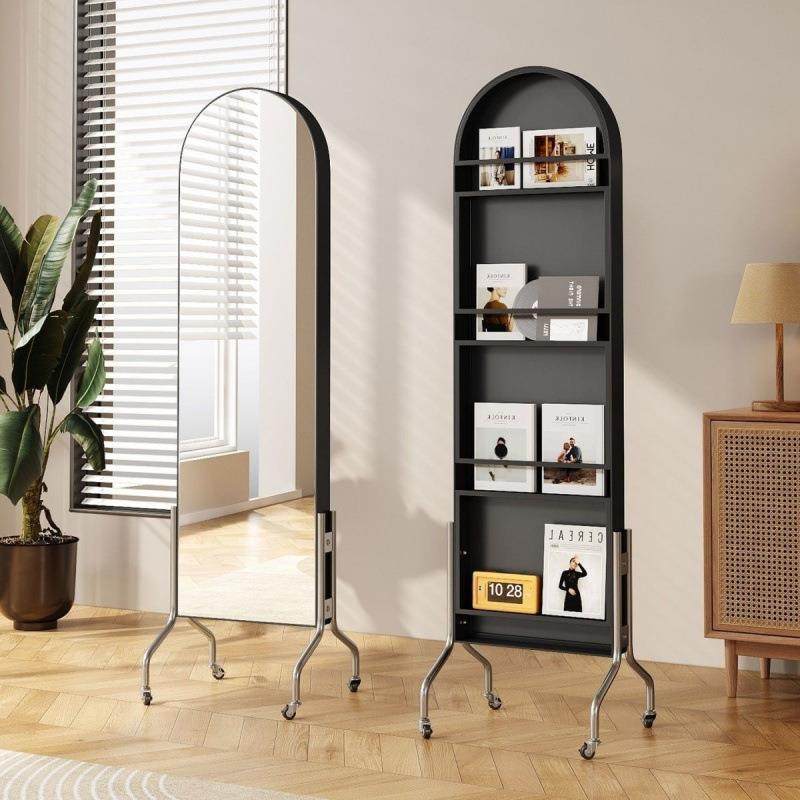 全身移动旋转家用穿衣镜收纳落地古风杂志架卧室高清镜子置物架,畜牧/养殖物资,畜牧/养殖器械,淘宝优惠券,粉丝福利购,淘宝优惠卷