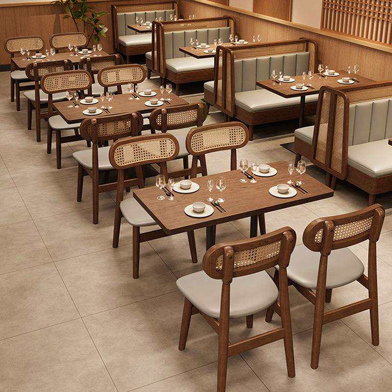 东南亚泰国餐厅主题网红椰面馆茶餐厅日料餐饮小吃店桌椅组合商用