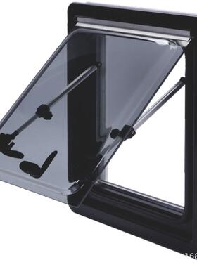 ASA边框房车侧窗双层亚克力玻璃开孔尺寸502x352mm房车侧窗