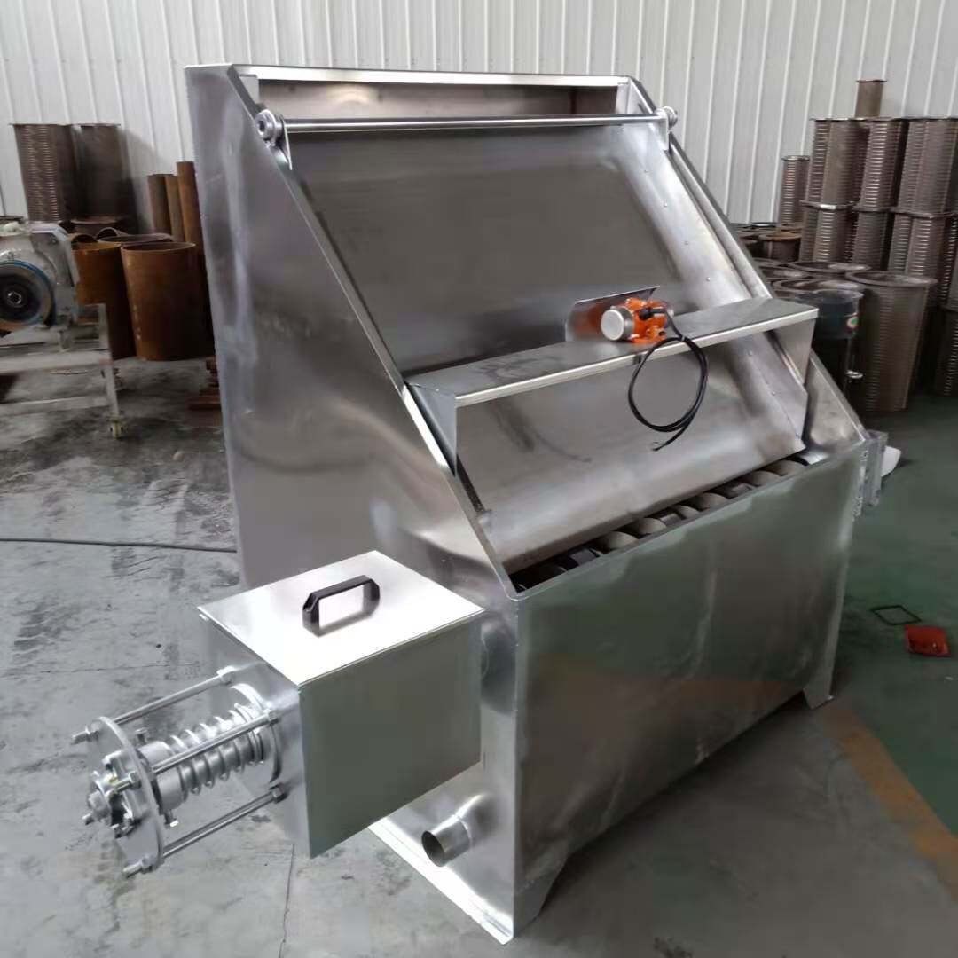 斜筛式水泡粪固液分离机固液分离机牛粪猪粪干鸡粪干湿分离机