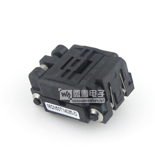 QFN16 MLP16 MLF16 IC引脚间距0.5mm 编程座 测试座16QN50T14035