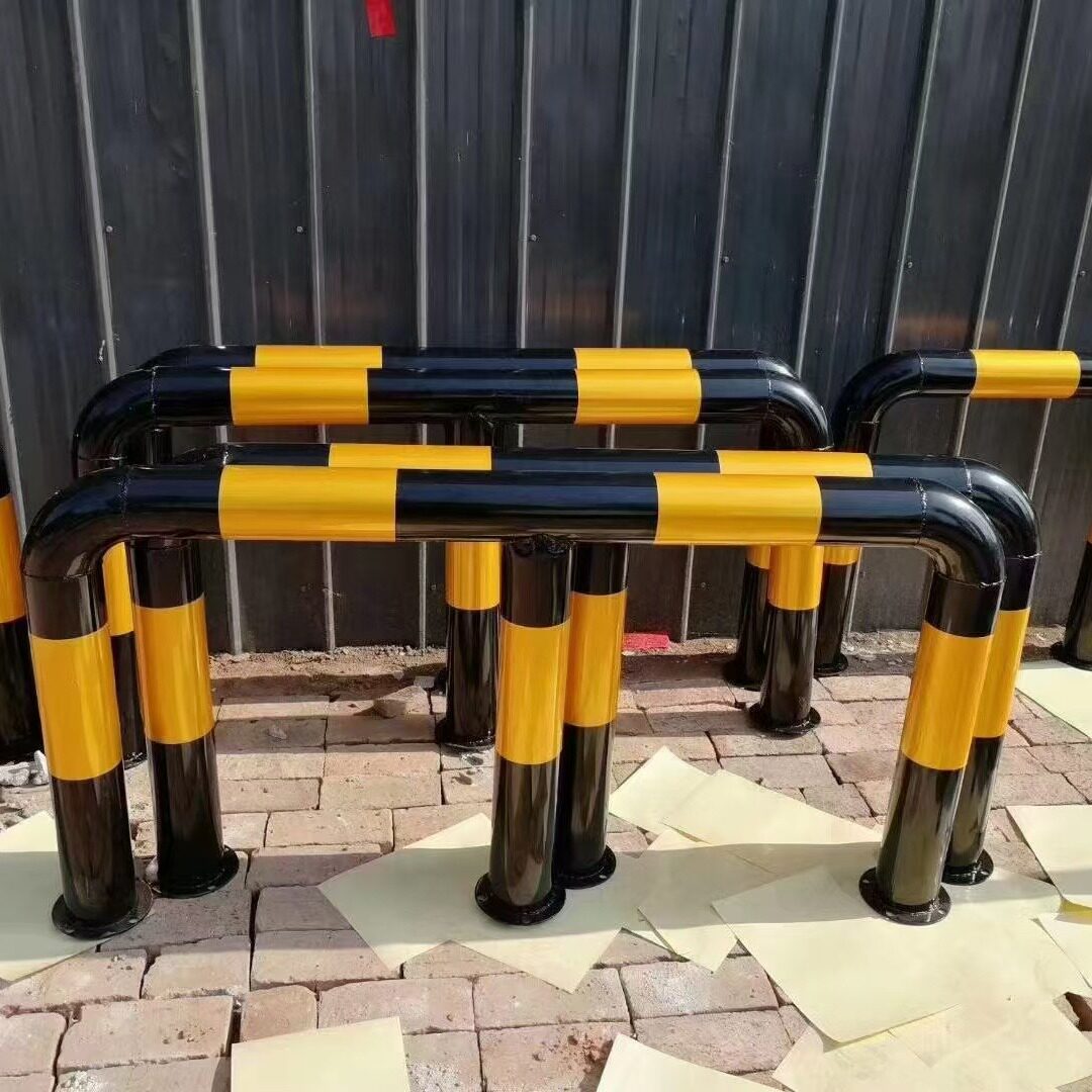 U型挡车杆车库车轮止退器限位器钢管挡车器2米停车场防撞护栏