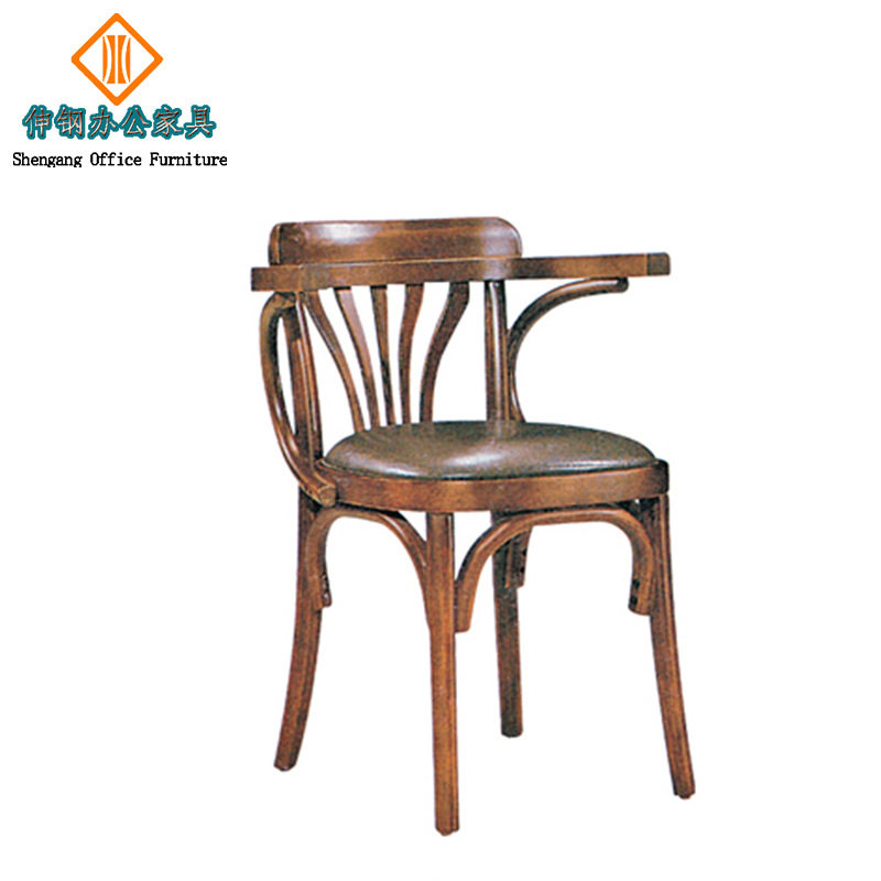 实木餐椅 中快餐厅休闲家用扶手组合分体桌架 东莞办公家具